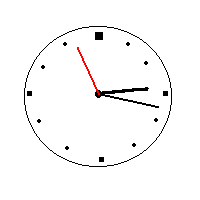 exact time clock exact time clock